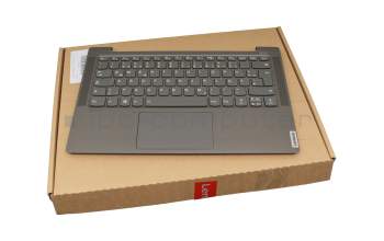 0A9BB000 teclado incl. topcase original Lenovo DE (alemán) gris/canaso con retroiluminacion