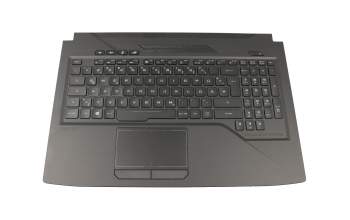0K06-000G0A2 teclado incl. topcase original Asus DE (alemán) negro/negro con retroiluminacion