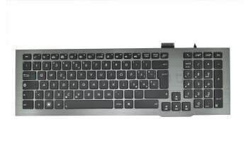 0KN0-MB1IT11 teclado original Asus IT (italiano) negro/plateado con retroiluminacion