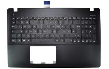 0KN0-PE1GE12 teclado incl. topcase Asus DE (alemán) negro/negro