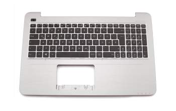 0KN0-SG1GE1616 teclado incl. topcase original Asus DE (alemán) negro/rosé