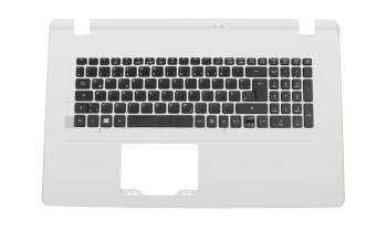 0KN1-0T1GE11 teclado incl. topcase original Acer DE (alemán) negro/blanco