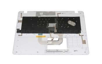 0KN1-2R3GE1218515020235 teclado incl. topcase original Asus DE (alemán) blanco/blanco