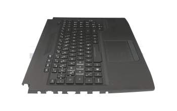 0KN1-3G1GE11 teclado incl. topcase original Pega DE (alemán) negro/negro con retroiluminacion