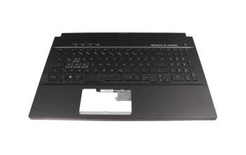 0KN1-4L2GE11 teclado incl. topcase original Pega DE (alemán) negro/negro con retroiluminacion