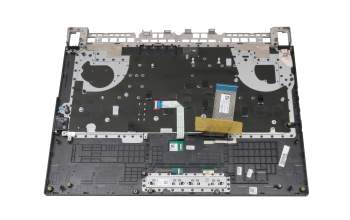 0KN1-8T1GE11 teclado incl. topcase original Asus DE (alemán) negro/negro con retroiluminacion