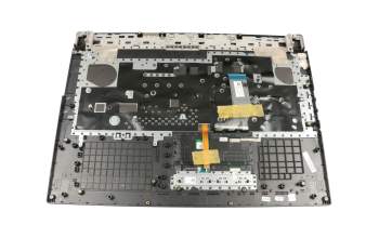 0KN1-912GE11 teclado incl. topcase original Pega DE (alemán) negro/negro con retroiluminacion - sin conducto Keystone -