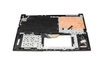 0KN1-EH2GE12 teclado incl. topcase original Pega DE (alemán) negro/negro con retroiluminacion