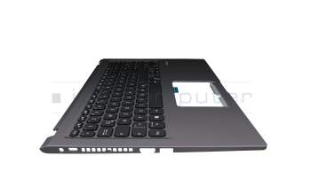 0KNB0-5117GE00 teclado incl. topcase original Asus DE (alemán) negro/canaso (SD)