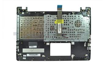 0KNB0-6127SF00 teclado incl. topcase original Asus SF (suiza-francés) negro/plateado
