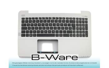 0KNB0-6130GE00 teclado incl. topcase original Asus DE (alemán) negro/plateado b-stock