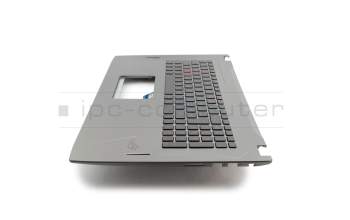 0KNB0-6615GE00 teclado incl. topcase original Wistron DE (alemán) negro/canaso con retroiluminacion