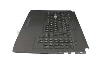 0KNB0-661AGE00 teclado incl. topcase original Asus DE (alemán) negro/negro con retroiluminacion