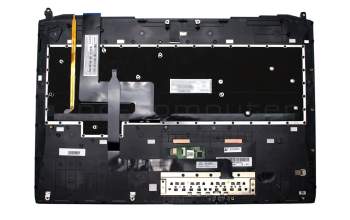 0KNB0-E600UI00 teclado incl. topcase original Asus US (Inglés) negro/negro con retroiluminacion