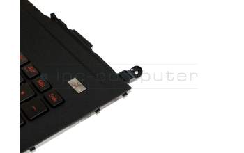 0KNB0-E601GE00 teclado incl. topcase original Asus DE (alemán) negro/negro con retroiluminacion