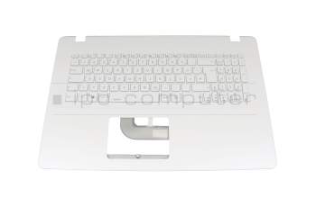 0KNB1-00A4GE00 teclado incl. topcase original Asus DE (alemán) blanco/blanco