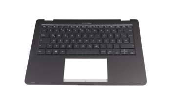 0KNR0-2101GE00 teclado incl. topcase original Asus DE (alemán) gris/canaso