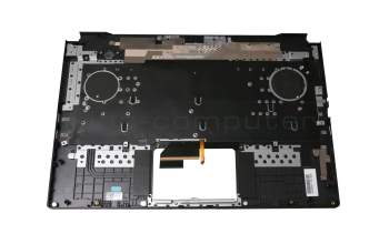 0KNR0-461XGE00 teclado incl. topcase original Asus DE (alemán) negro/negro con retroiluminacion