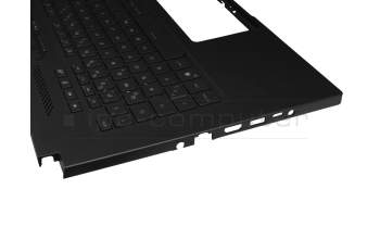 0KNR0-461XGE00 teclado incl. topcase original Asus DE (alemán) negro/negro con retroiluminacion