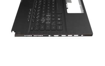 0KNR0-6612GE00 teclado incl. topcase original Asus DE (alemán) negro/negro con retroiluminacion