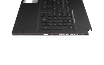 0KNR0-6612GE00 teclado incl. topcase original Asus DE (alemán) negro/negro con retroiluminacion