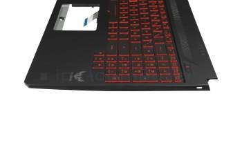 0KNR0-661CGE00 teclado incl. topcase original Asus DE (alemán) negro/negro con retroiluminacion