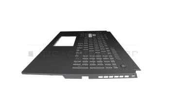 0KNR0-6910GE00 teclado incl. topcase original Asus DE (alemán) negro/transparente/canaso con retroiluminacion