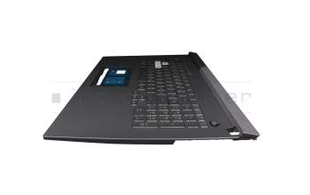 0KNR0-6917GE002209001FG teclado incl. topcase original Asus DE (alemán) negro/canaso con retroiluminacion