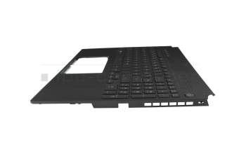 0KNR0-691LGE00 teclado incl. topcase original Asus DE (alemán) negro/negro con retroiluminacion