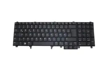 J8NYG teclado original Dell DE (alemán) negro con mouse-stick