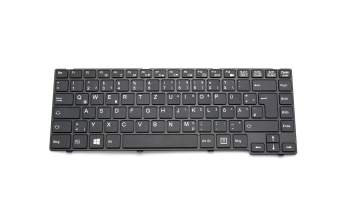 S26391-F2110-B221 teclado original Fujitsu DE (alemán) negro/negro mate