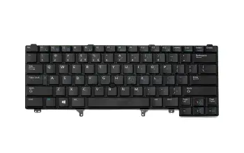 5HCY4 teclado original Dell US (Inglés) negro con retroiluminacion y mouse-stick
