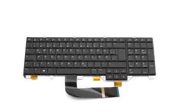 08W1R1 teclado Dell DE (alemán) negro con retroiluminacion