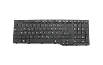 FUJ:CP672250-XX teclado original Fujitsu DE (alemán) negro/negro mate con mouse-stick