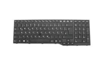 FUJ:CP672250-XX teclado original Fujitsu DE (alemán) negro/negro/mate con mouse-stick