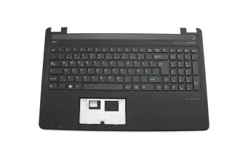 40059155 teclado incl. topcase original Medion DE (alemán) negro/negro incluyendo flechas rojas WASD