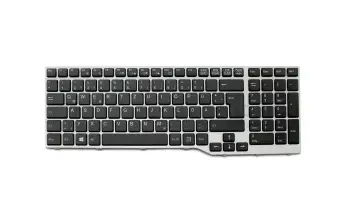 FUJ:CP691002-XX teclado original Fujitsu DE (alemán) negro/canosa