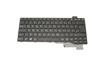 FUJ:CP687215-XX teclado original Fujitsu DE (alemán) negro/negro