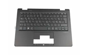 40066890 teclado incl. topcase original Medion DE (alemán) negro/negro