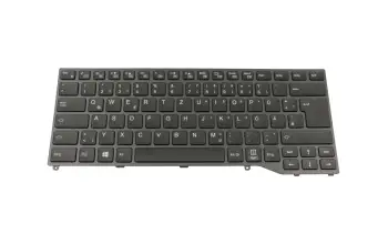 FUJ:CP757804-XX teclado original Fujitsu DE (alemán) negro/negro mate