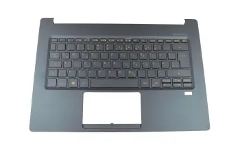 Teclado incl. topcase DE (alemán) antracita/antracita con retroiluminacion original para Acer Swift 5 (SF514-52T)