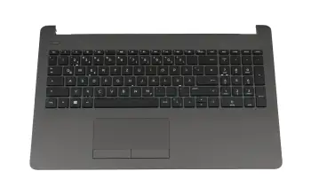 929906-041 teclado incl. topcase original HP DE (alemán) negro/canaso