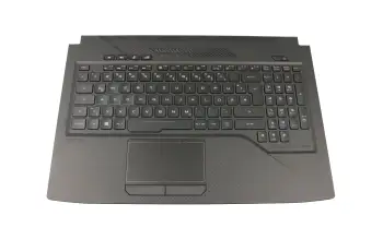 90NR0G51-R31GE0 teclado incl. topcase original Asus DE (alemán) negro/negro con retroiluminacion