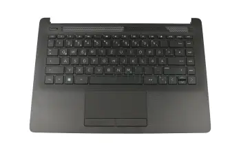 L23239-041 teclado incl. topcase original HP DE (alemán) negro/negro