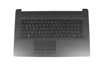 L22750-041 teclado incl. topcase original HP DE (alemán) negro/negro (brushed)