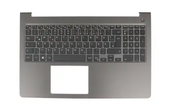 3M43V teclado incl. topcase original Dell DE (alemán) negro/canaso