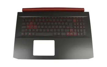 6B.Q5DN2.012 teclado incl. topcase original Acer DE (alemán) negro/negro con retroiluminacion (GTX 1660Ti/RTX 2060)