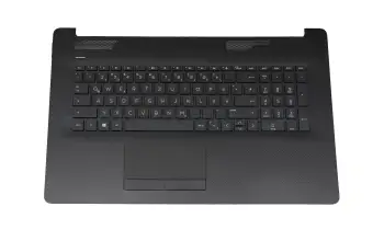 L48409-041 teclado incl. topcase original HP DE (alemán) negro/negro (DVD) (optique : motif rugueux)