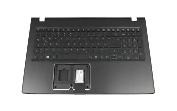 6B.GF2N7.010 teclado incl. topcase original Acer DE (alemán) negro/negro con retroiluminacion