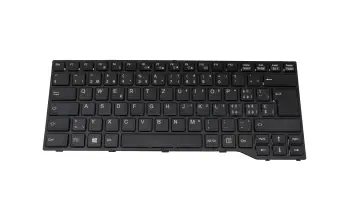 FUJ:CP733750-XX teclado original Fujitsu CH (suiza) negro/negro mate